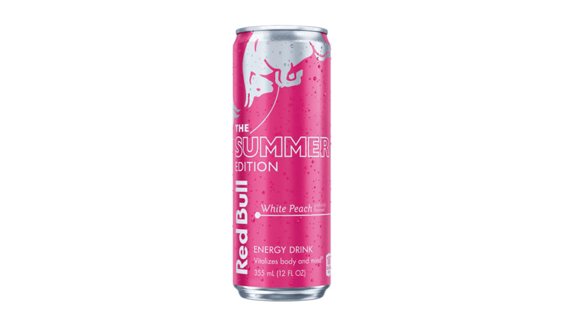 Red Bull White Peach Energy Drink 12oz